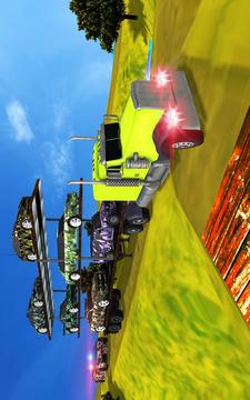 US Army Offroad Trailer Truck Transport Simulator游戲截圖2