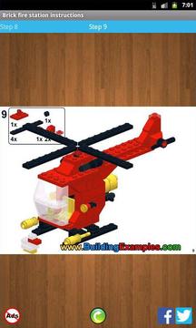 Lego fire station instructions游戲截圖3