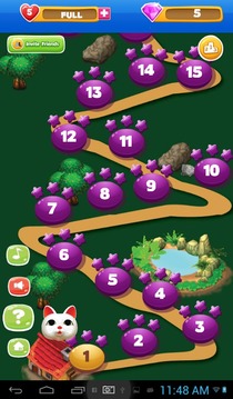 Bubble Shooter Lucky Cat游戏截图2