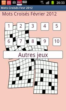 Mots Croisés Faciles 02游戲截圖1