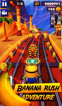 Subway minion surfer游戲截圖3