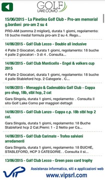 Golf Lake Como app游戲截圖5