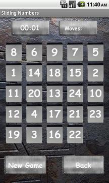 Puzzle 15 Sliding Numbers Lite游戲截圖3