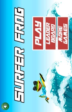 Surfer Frog - Summer Sports游戏截图1