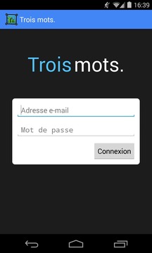 Trois mots.游戲截圖1