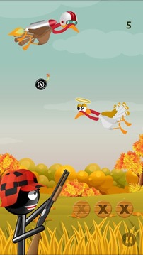 Stickman Turkey Hunter Free游戲截圖3