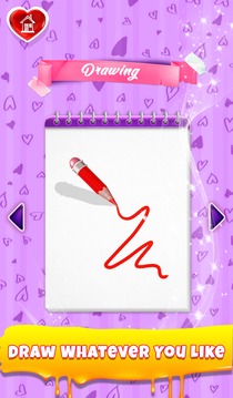 Valentine Coloring Dairy游戲截圖1