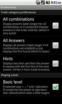 Train Game Solver (4 numbers)游戲截圖3