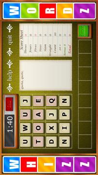Whizz Wordz Free Edition游戲截圖2