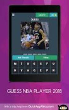 GUESS NBA PLAYER 2018游戲截圖5