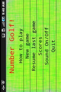 Number Golf游戲截圖1
