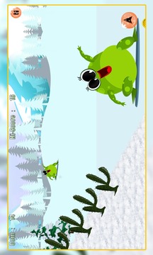 Frogs Can Ski : The Snow Day游戲截圖3