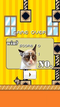 Flap Grumpy Cat游戲截圖3