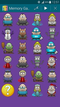 Characters, Memory Game(Pairs)游戲截圖5