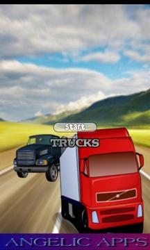 Trucks Match Race Game - Free游戏截图1