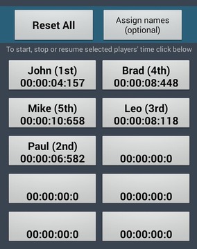 Multiple timer for sports游戲截圖4