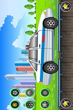 Police Car Wash Salon Game游戲截圖5