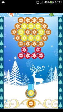 Bubble Shooter: Winter Holiday游戲截圖5