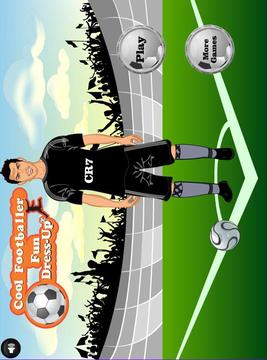 Cool Footballer Fun Dressup游戲截圖1