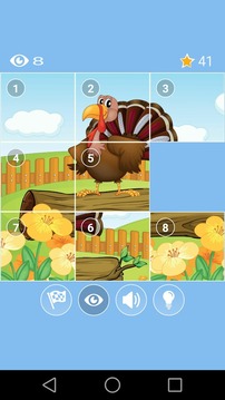 Incredible Zoo Slide Puzzle游戲截圖3
