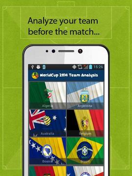 World Cup 2014 Team Analysis游戲截圖3