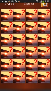 Sunset Memory Game Free游戲截圖2