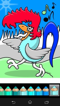 Coloring Board HD Farm Animals游戲截圖2
