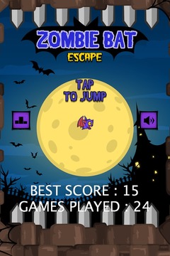 Zombie Bat Escape游戲截圖1