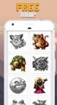 Pokemon - Free Coloring by Number Pixel Art Games游戲截圖5