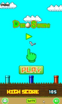 Swing Dino : DINO SWING游戲截圖1