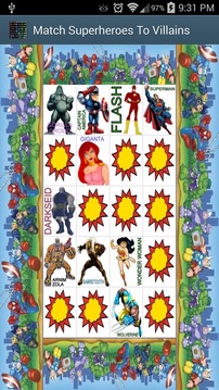 Superhero Memory Match游戲截圖4