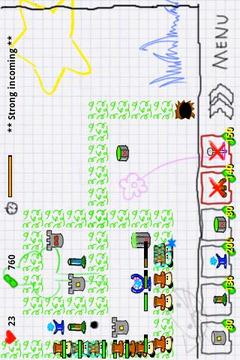 Doodle Defense Lite游戲截圖1