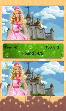 Find Differences Cute Princess游戲截圖2