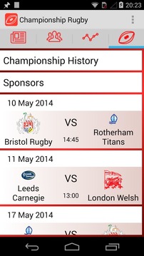 Champ Rugby游戲截圖4