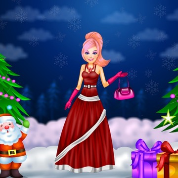 christmas barbie dressup游戲截圖3