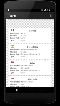 Calendar for Formula 1 2015游戲截圖4