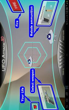 UFO Attack 3D Live LITE游戲截圖3