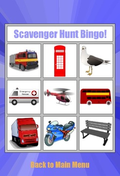 Scavenger Hunt Bingo!游戲截圖1