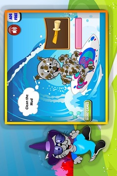 Pet Caring Surfer Cat游戲截圖4