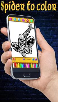 Learn to color Spider Man游戲截圖2