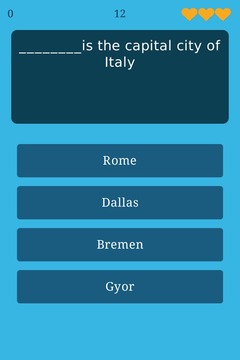 World Capitals Geography Quiz游戲截圖3