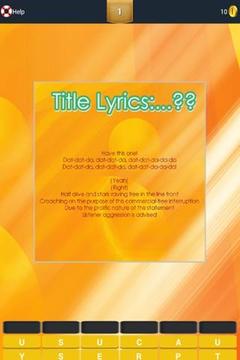 Guess Lyrics: SLIPKNOT游戲截圖3