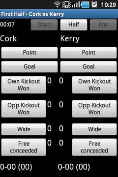 GAA Football Stats Recorder游戲截圖1