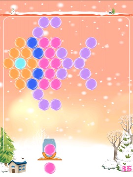 雪中泡泡龍游戲截圖5