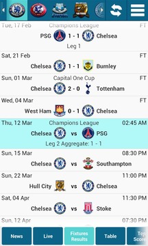 English League Live Score游戲截圖5