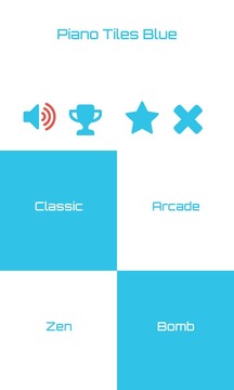 Piano Tiles Blue游戲截圖1