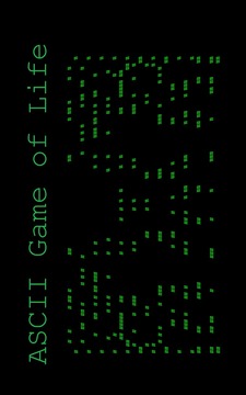 ASCII Game of Life游戏截图2