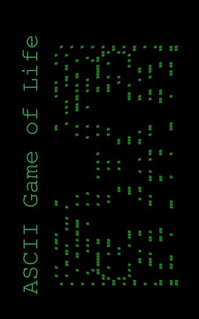 ASCII Game of Life游戲截圖2