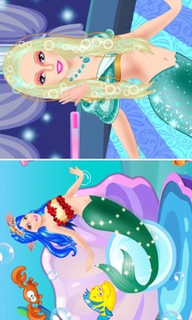 Mermaid Princess Spa Salon游戏截图3