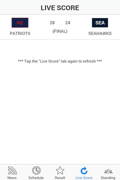 NFL 2014 Scores & Schedules游戲截圖5